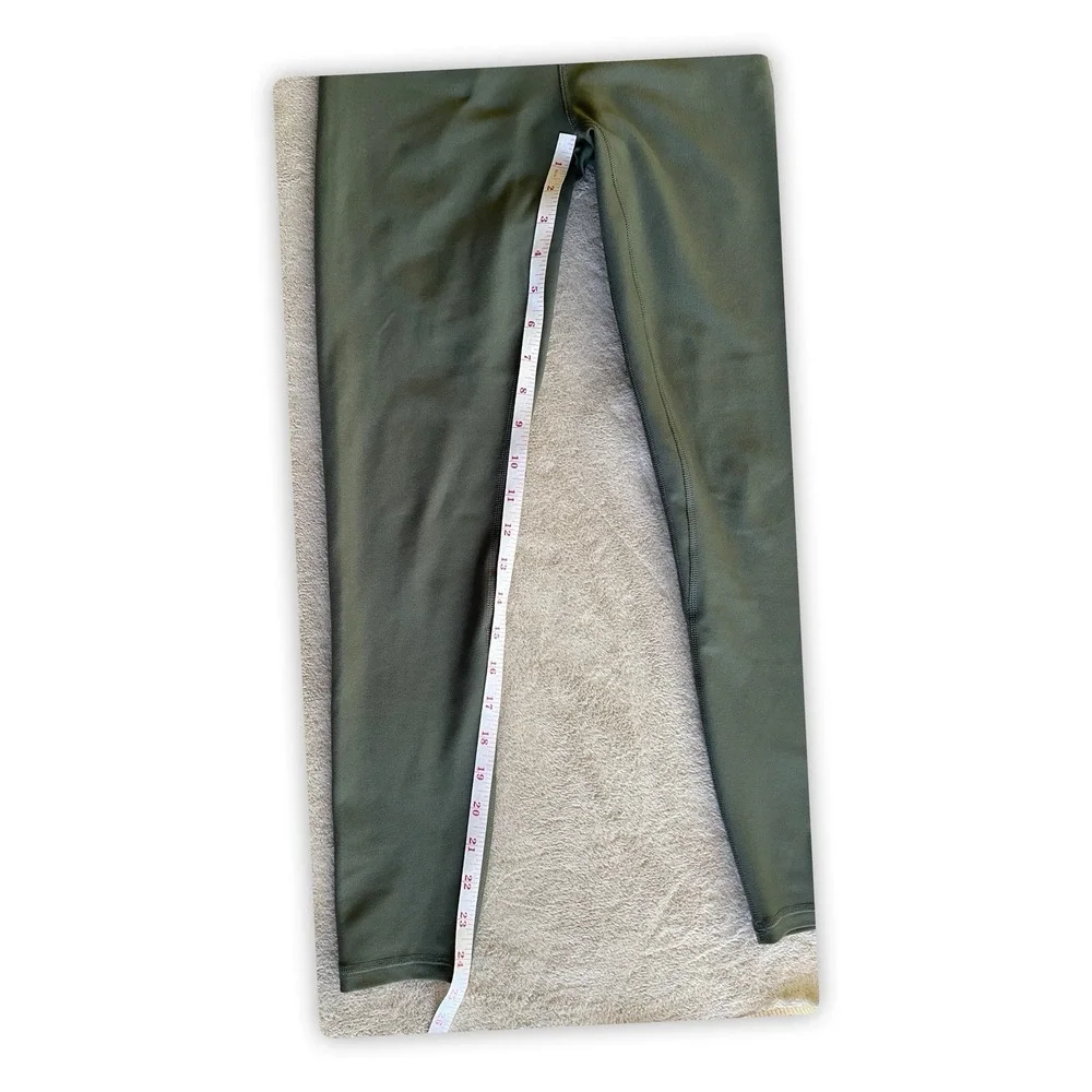 YPB SculptLUX Olive Green High Rise Leggings Womens Small Athleisure - Picture 2 of 5